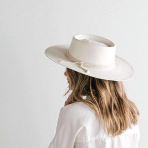 Gigi Pip Straw White Hat- New with tags